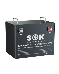 SOK SK12V280H 12V 280Ah Heated LiFePO4 Battery with Bluetooth